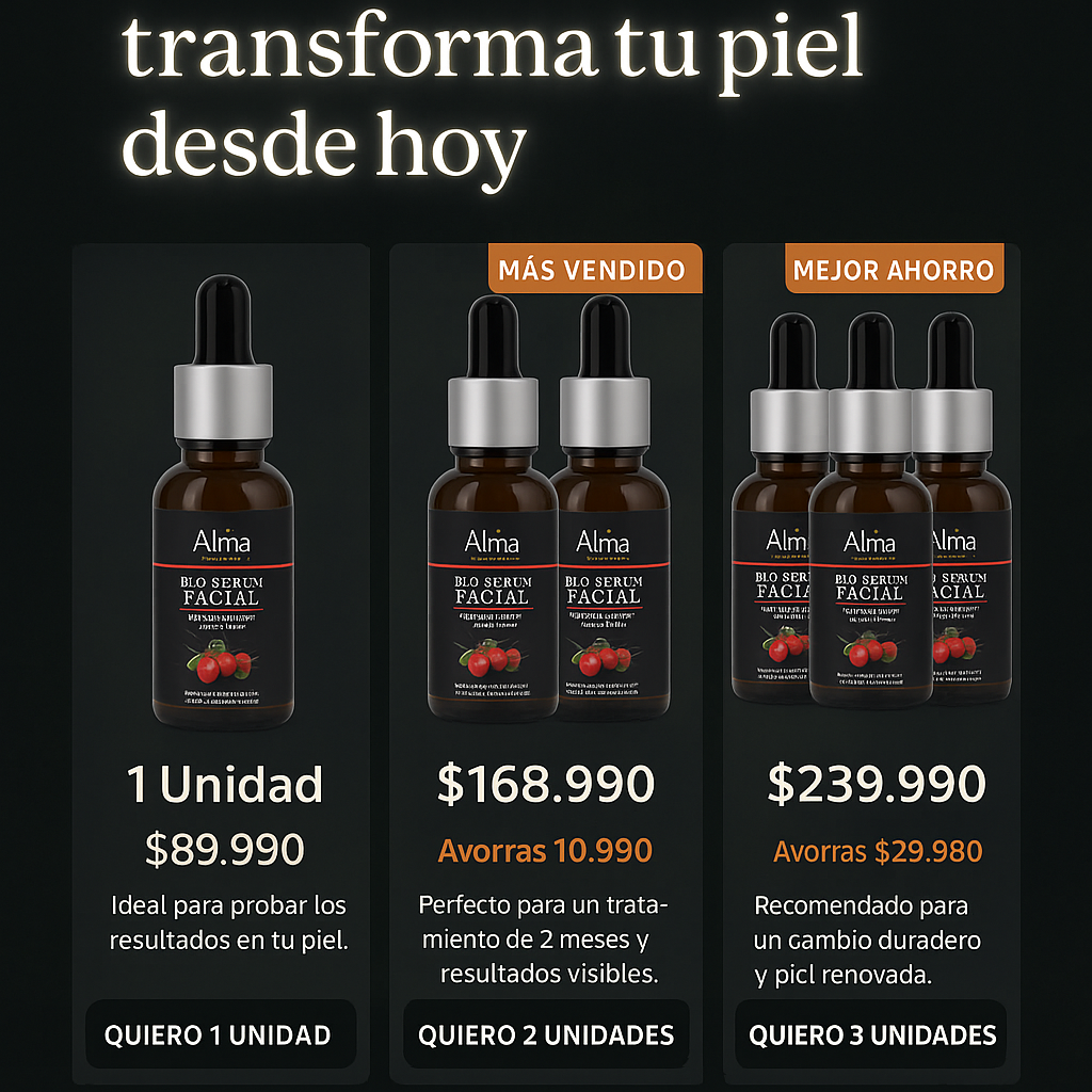 TRANSFORMA TU PIEL CON EL SERUM FACIAL PREMIUM